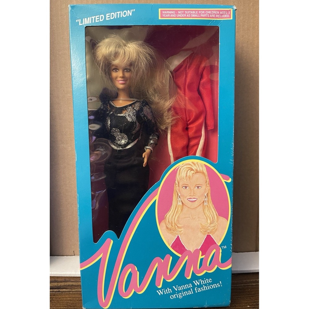 Vanna White Doll with Original Fashions Limited Edition HSC-NEW 1990